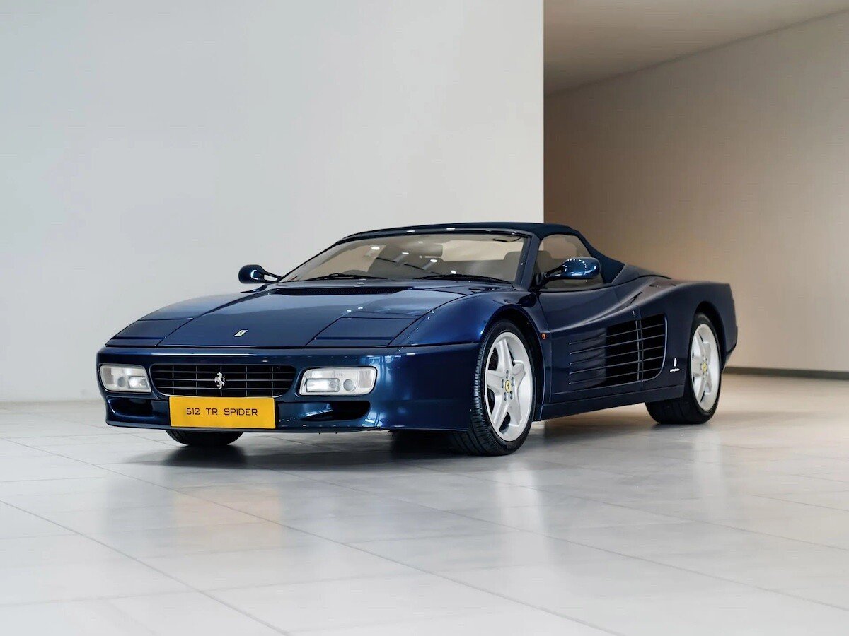 ferrari 512 tr spider : l'une des trois existantes mise
