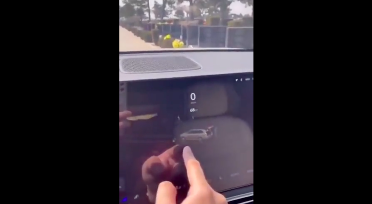 au cimetière, le capteur de mouvement de cette voiture s'emballe