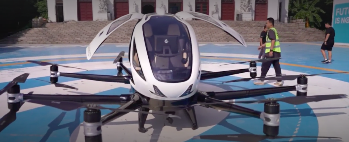 la voiture du futur : le drone avec passager