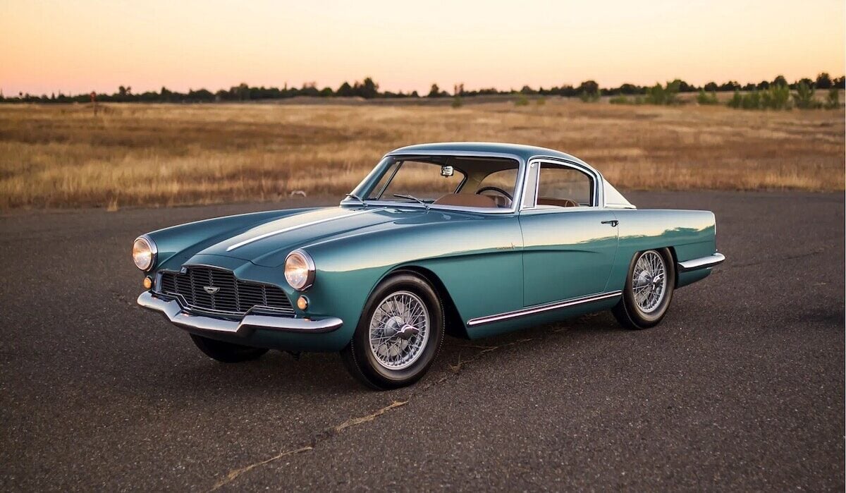 la seule aston martin db2/4 coupé dessinée par bertone