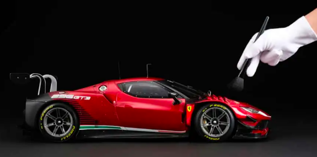 le prix d'une voiture pour cette ferrari miniature est exorbitant