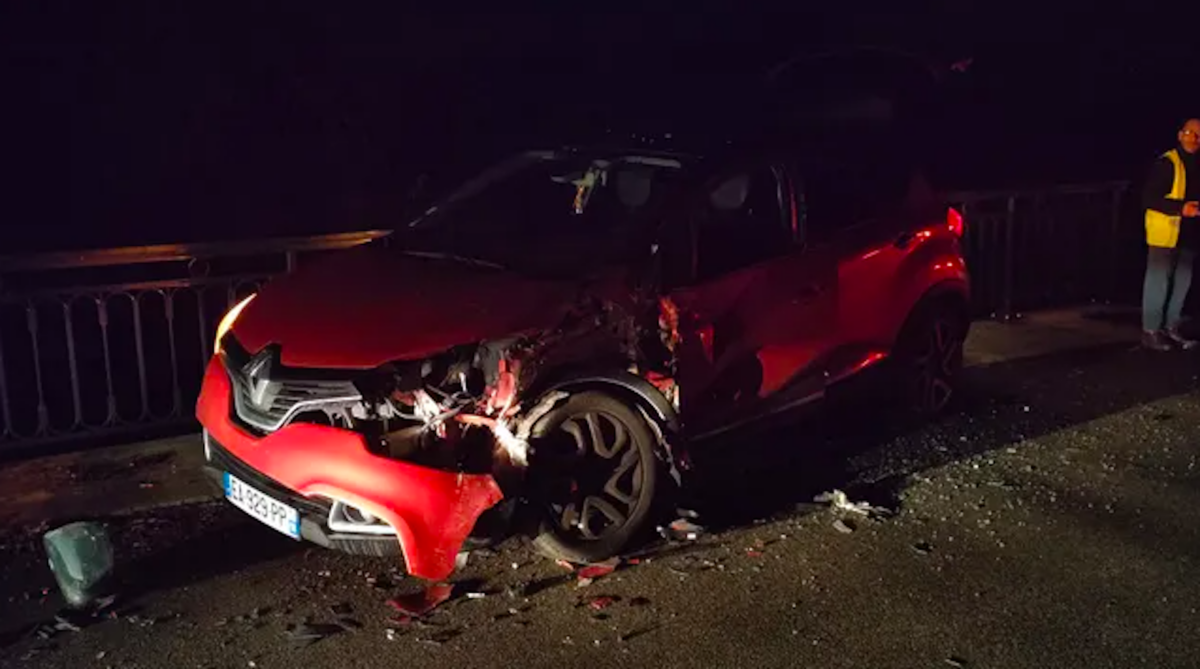 disparition après qu'un tracteur a roulé sur sa voiture