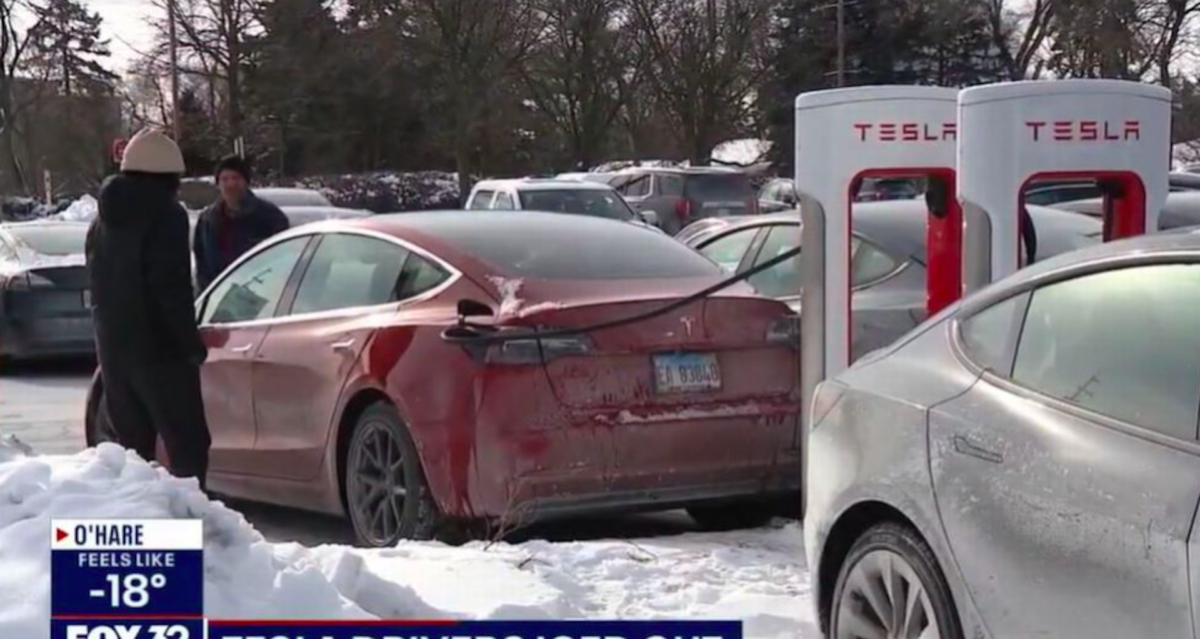 les tesla gelées : une situation inédite