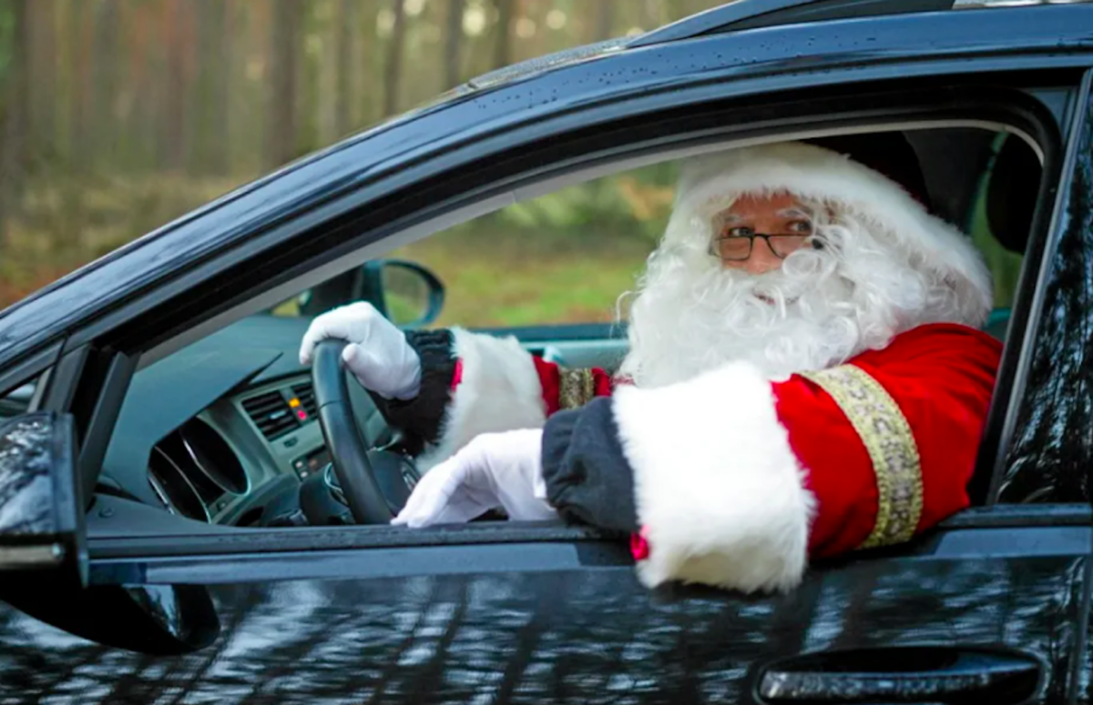 traîneau du père noël : conduite en état d'ivresse