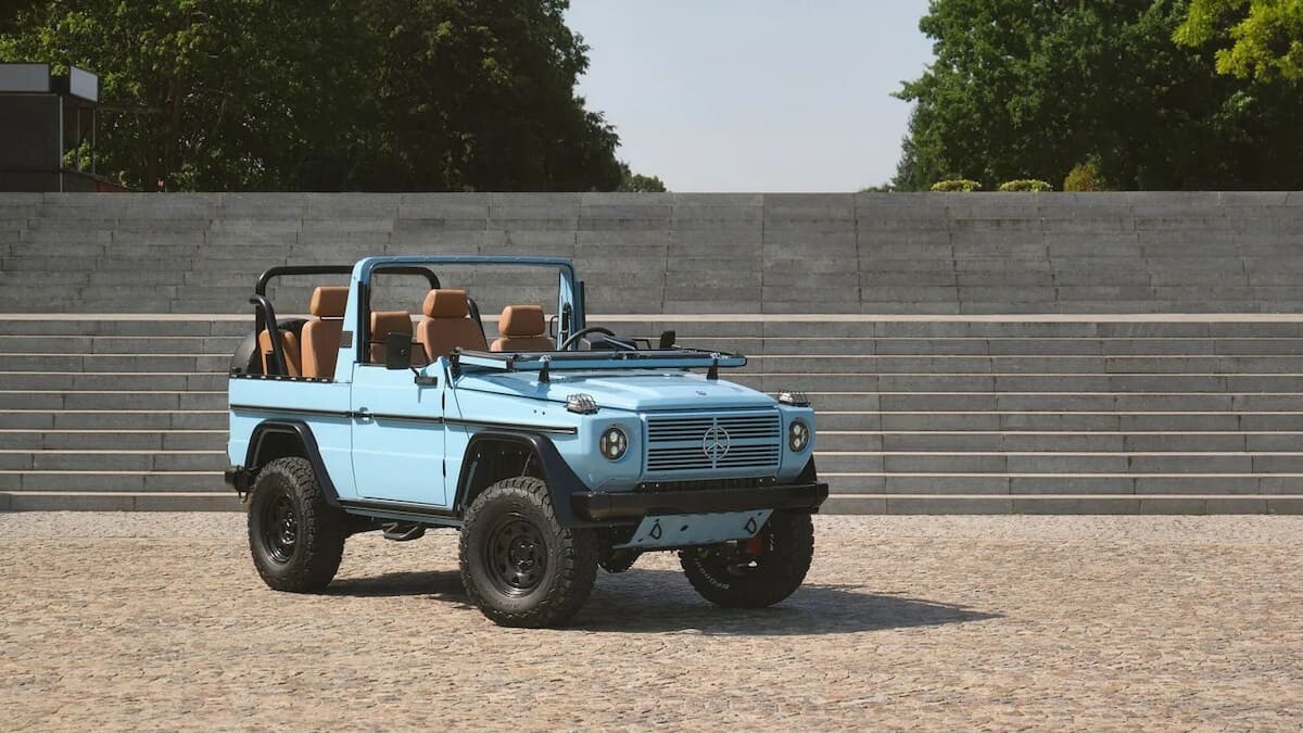 transformation d'un mercedes g wagen militaire en 4x4 de luxe