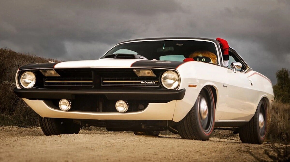 gagnez un mcdo en croisant cette plymouth barracuda !