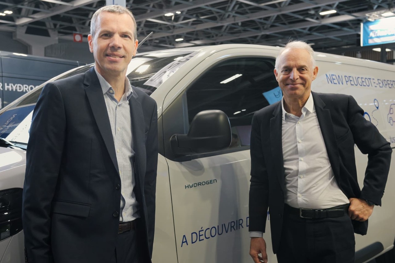 commande record d'utilitaires à hydrogène peugeot par hysetco