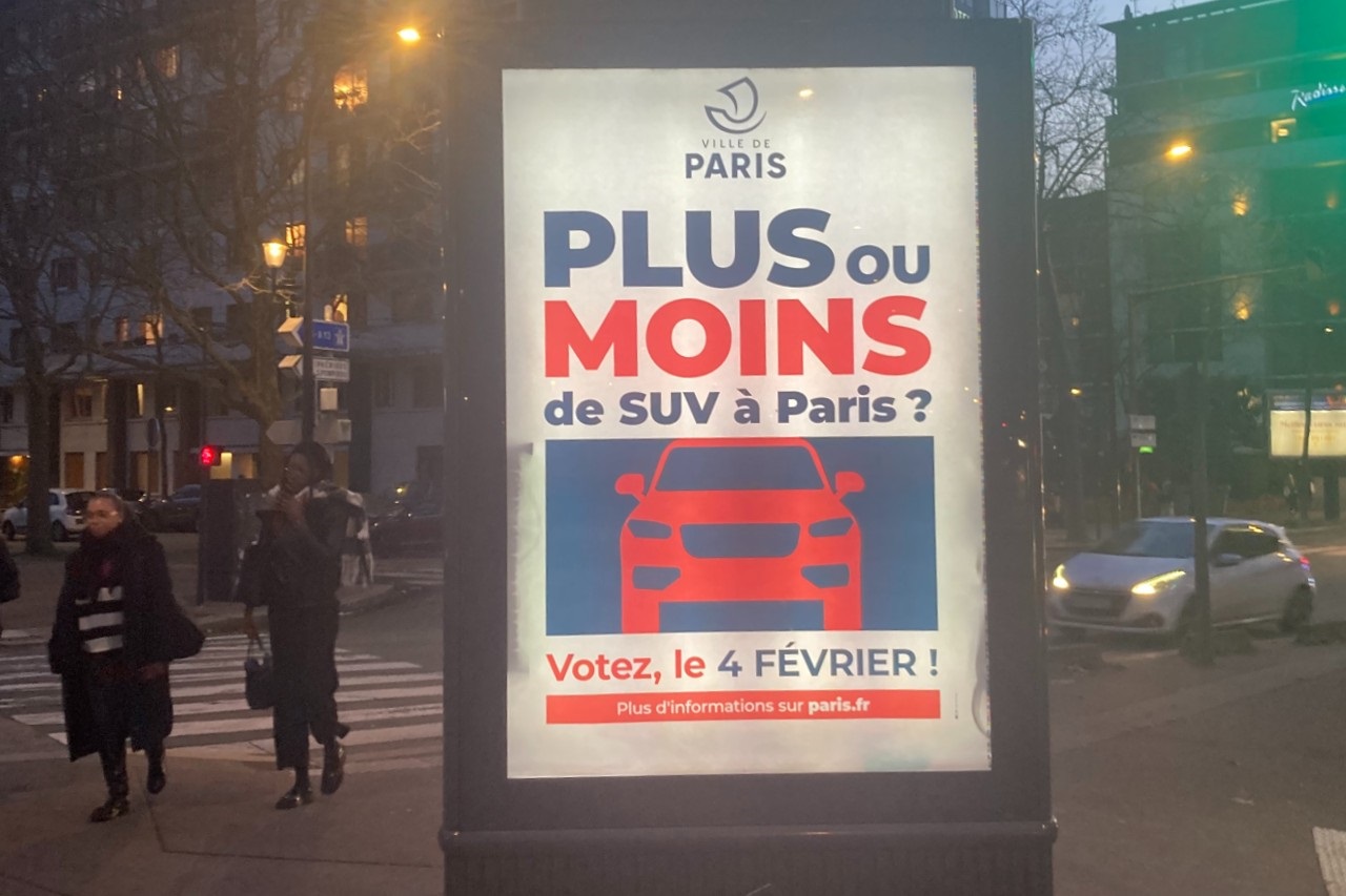 Stationnement des SUV à Paris